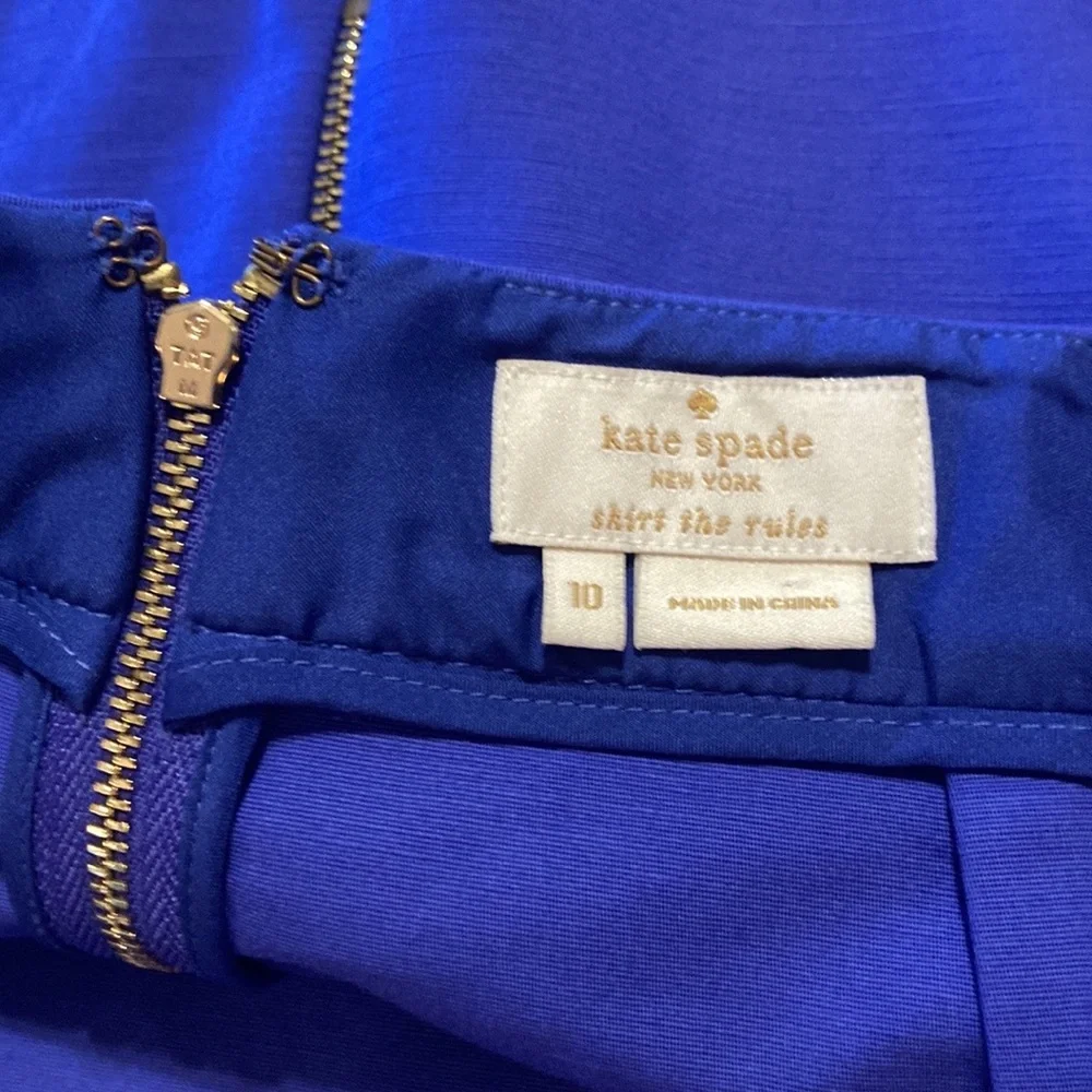 kate spade Royal Blue Pencil Skirt - Picture 5 of 9